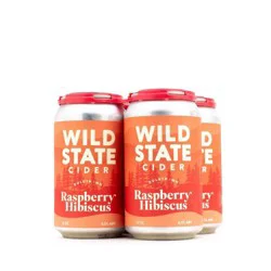 Wild State Cider Wild State Raspberry Hibiscus Hard Cider - 4pk/16 fl oz Cans