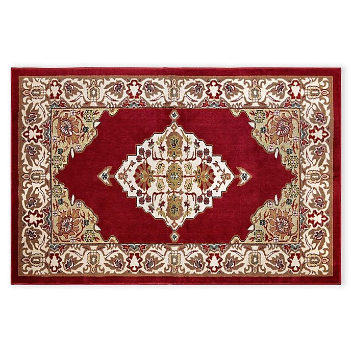 slide 1 of 2, Home Dynamix Westwood Medallion Washable Runner - Red, 2 ft 1 in x 5 ft