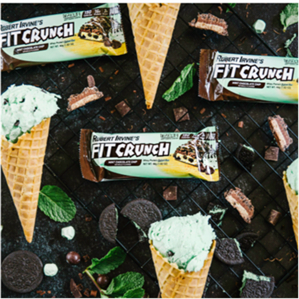 slide 2 of 17, FITCRUNCH High Protein Mint Chocolate Chip Baked Bar 1.62 oz, 1.62 oz