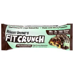 FitCrunch High Protein Mint Chocolate Chip Baked Bar 1.62 oz