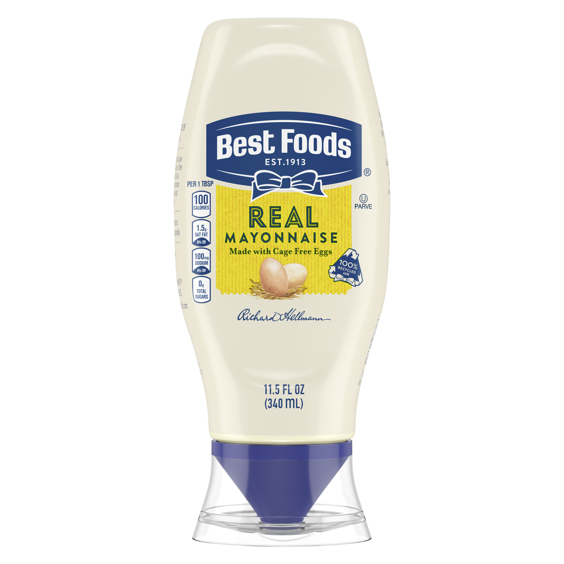 slide 2 of 7, Best Foods Real Mayonnaise Squeeze, 11.5 oz, 