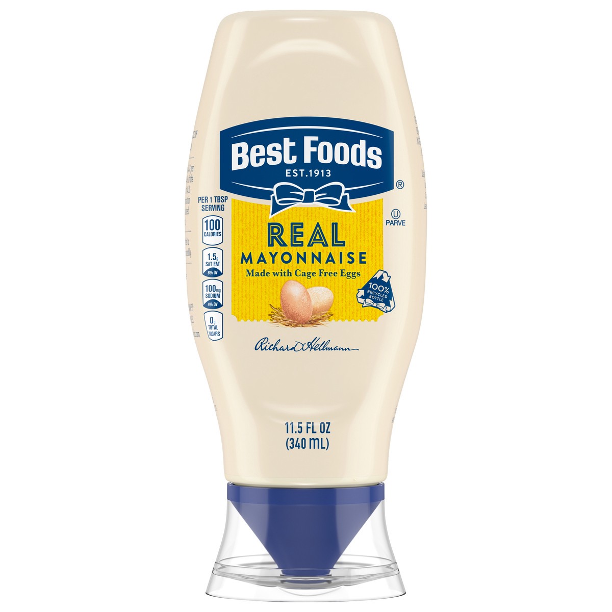 slide 1 of 7, Best Foods Real Mayonnaise Squeeze, 11.5 oz, 11.5 fl oz