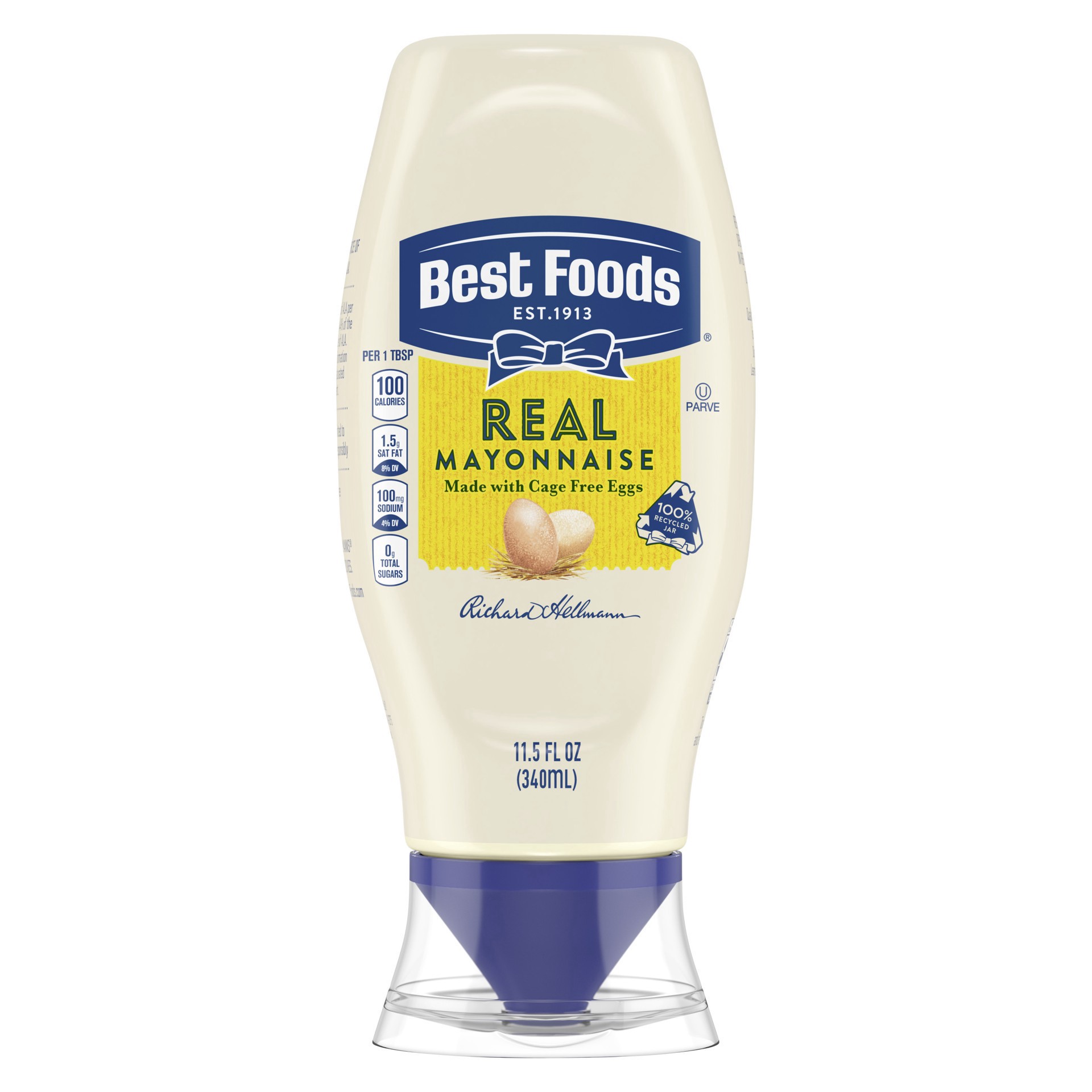 slide 1 of 7, Best Foods Real Mayonnaise Squeeze, 11.5 oz, 