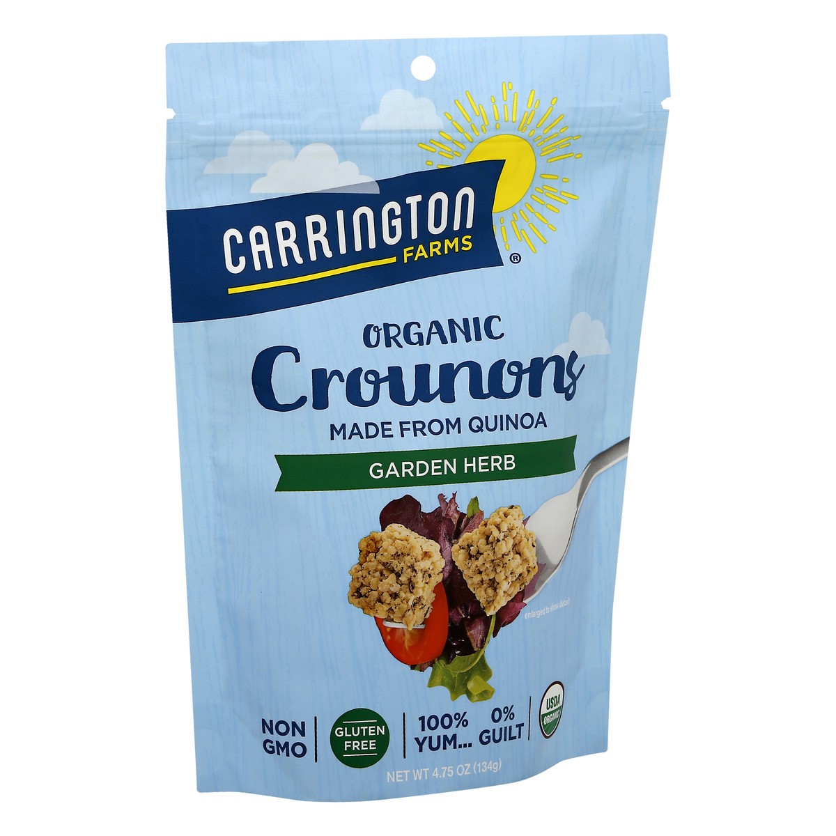 slide 5 of 9, Carrington Farms Crounons - Garden Herb, 4.75 oz