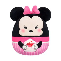 Squishmallows 8" Disney Valentines Day Minnie With Love Letter Plush