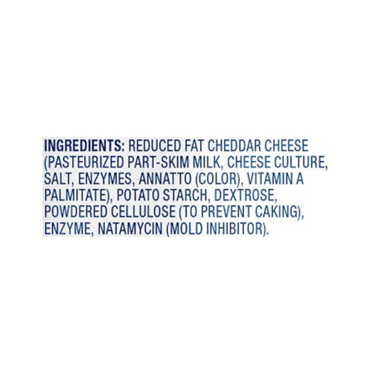 slide 4 of 6, Crystal Farms Shredded Reduced Fat Cheddar Cheese, 7 oz, 7 oz