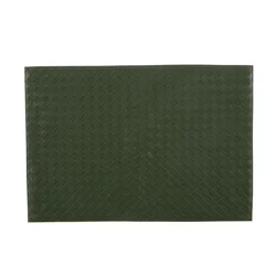 Room & Retreat, Classic Woven Placemat, 13 In X 19 In, Evergreen
