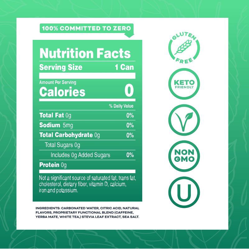 slide 2 of 3, Yerbae Plant-Based Energy Yerbae Watermelon Strawberry Plant Based Energy Drink- 12 fl oz, 12 fl oz