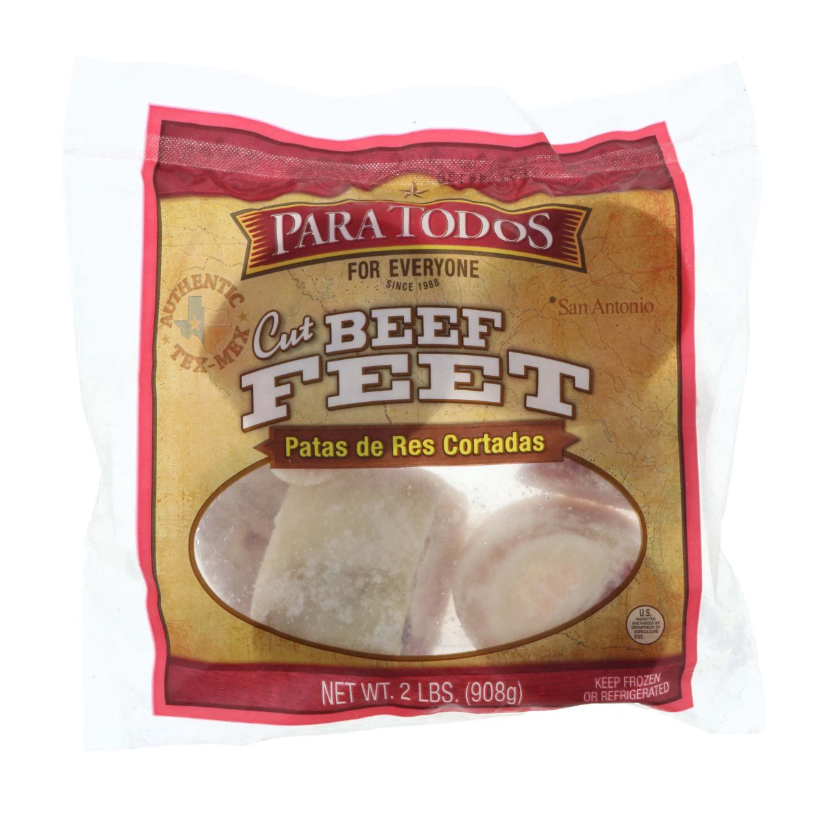 slide 1 of 1, Disney Frozen Pre-Cut Beef Feet, 2 lb
