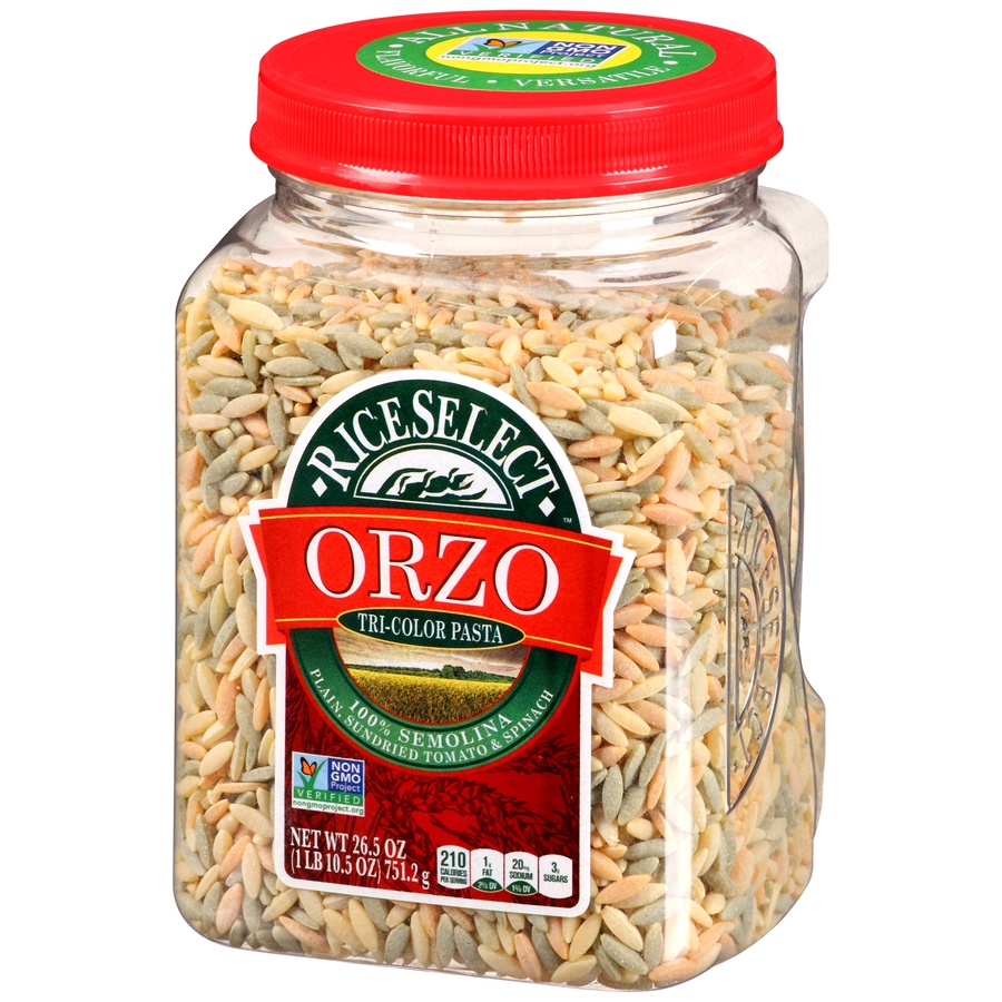 slide 3 of 8, RiceSelect Orzo, 26.5 oz