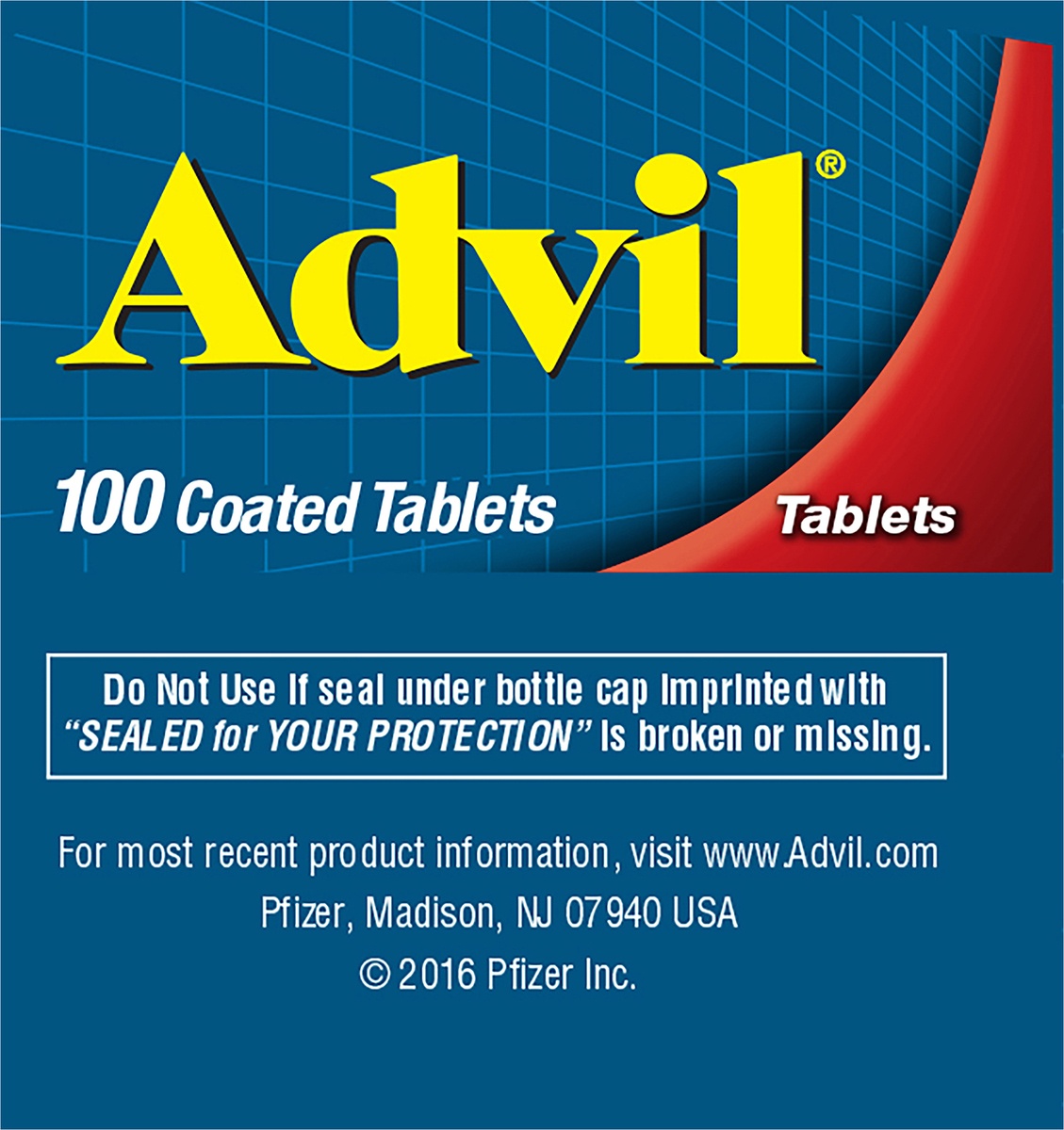 slide 4 of 8, Advil Tablets, 100 ct