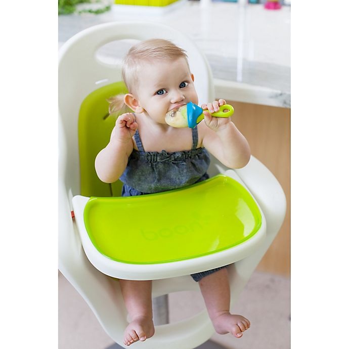 slide 2 of 2, Boon PULP Silicone Teething Feeder - Green/Blue, 1 ct