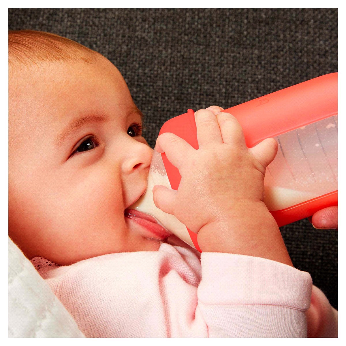 slide 4 of 4, Boon NURSH Reusable Silicone Pouch Bottles, Pink, 3 ct; 8 oz