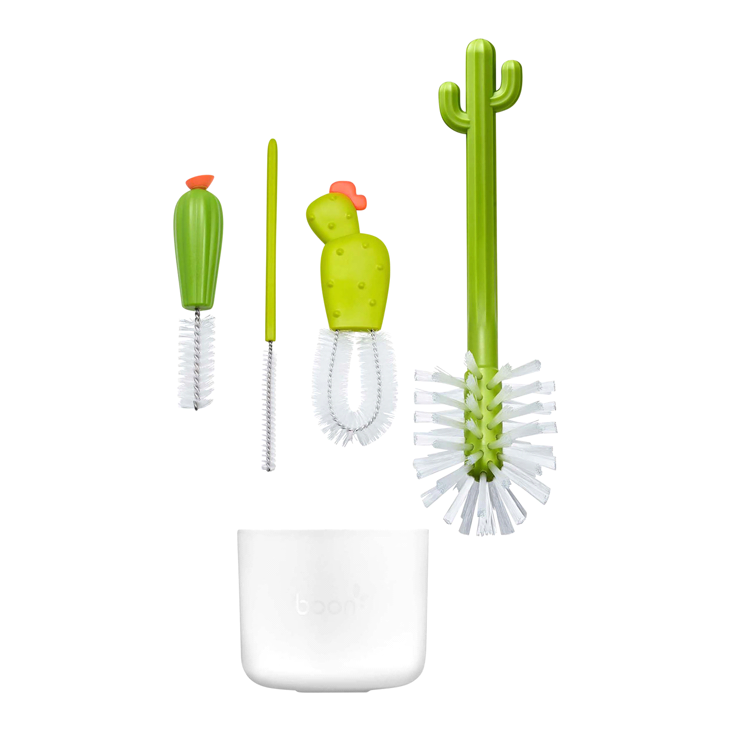 slide 2 of 5, Boon CACTI Bottle Cleaning Brush Set, 4 ct