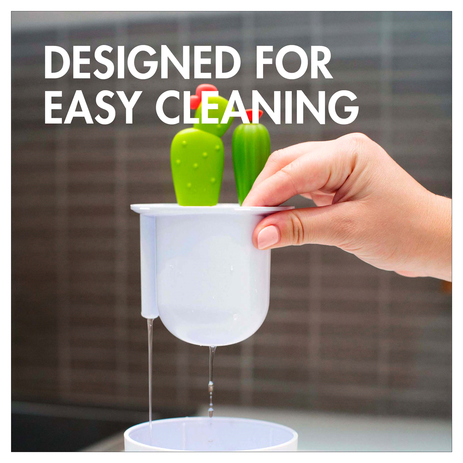 slide 5 of 5, Boon CACTI Bottle Cleaning Brush Set, 4 ct