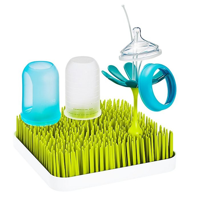 slide 3 of 4, Boon Grass Stem Drying Rack Accessory - Teal, 1 ct