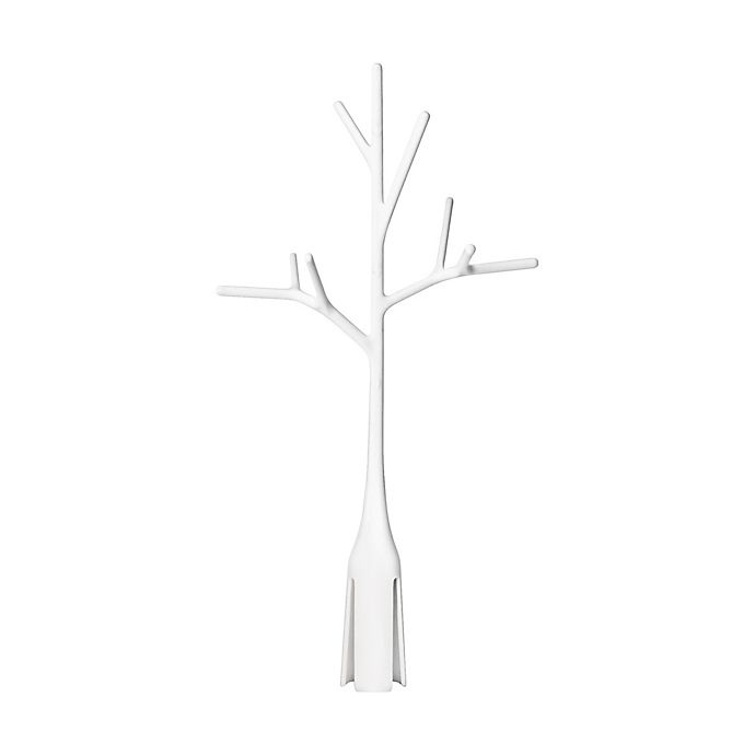 slide 3 of 8, Boon Plastic Twig Bottle Drying Rack - Grey/White, 2 ct