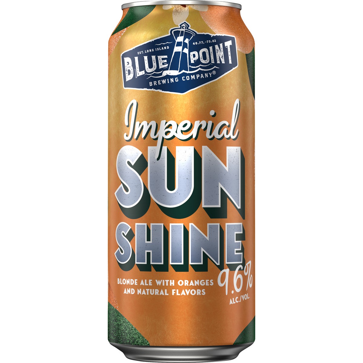 slide 1 of 1, Blue Point Brewing Company Imperial Sunshine, 9.6% ABV, 16 oz
