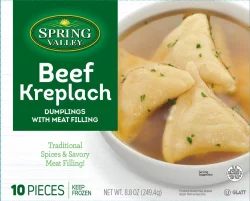 Spring Valley Beef Kreplach Frozen Dumplings With Meat Filling Frozen Meal