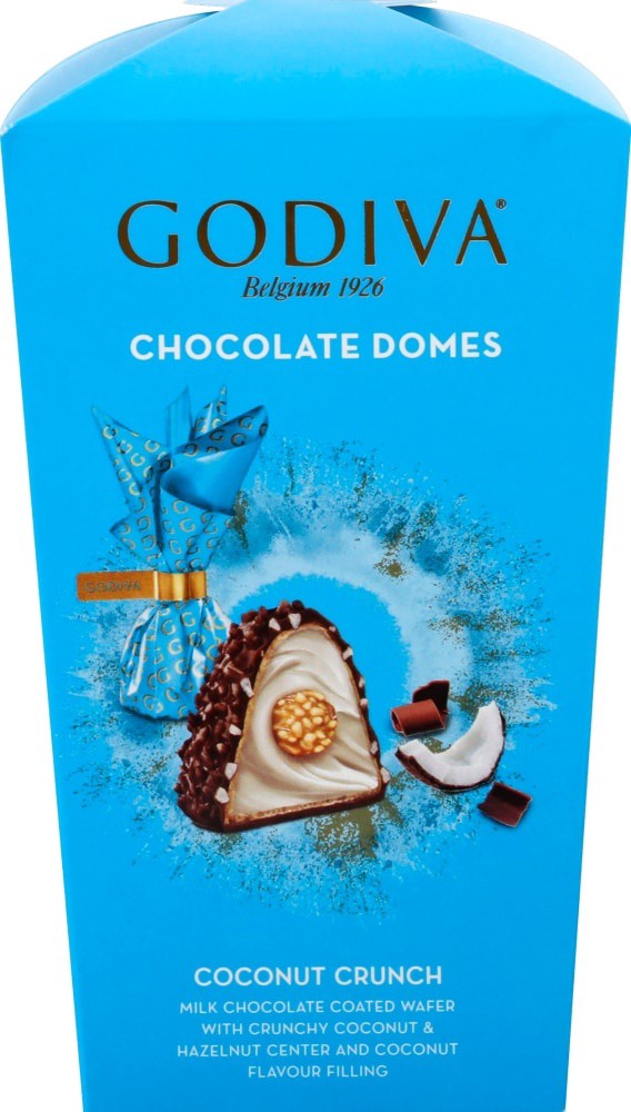 slide 1 of 1, Godiva Chocolatier Domes Coconut Flowerbox, 4.3 oz