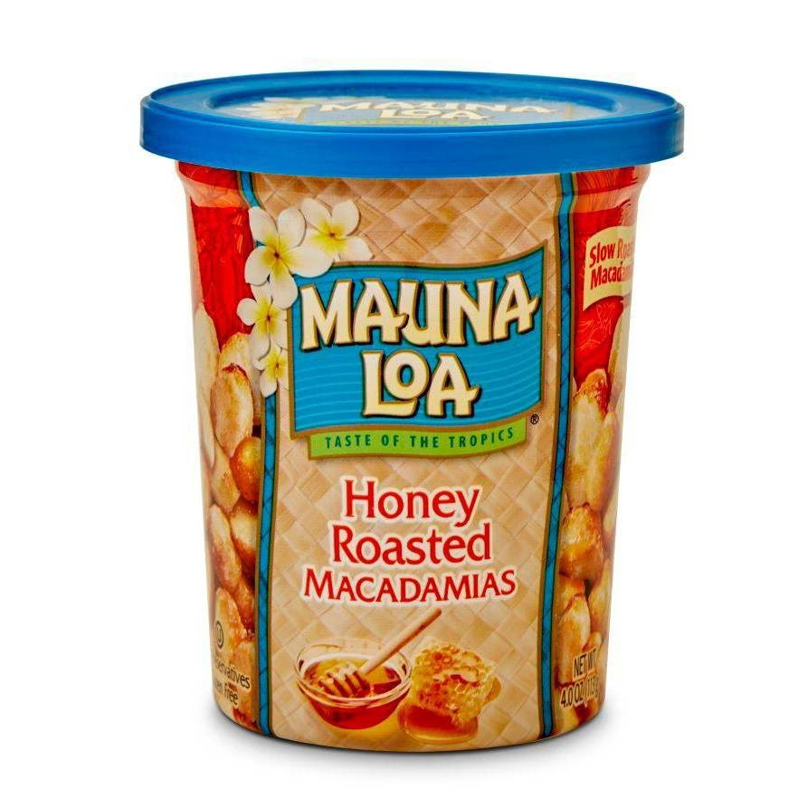 slide 1 of 1, Mauna Loa Honey Roasted Macadamia's, 4.5 oz