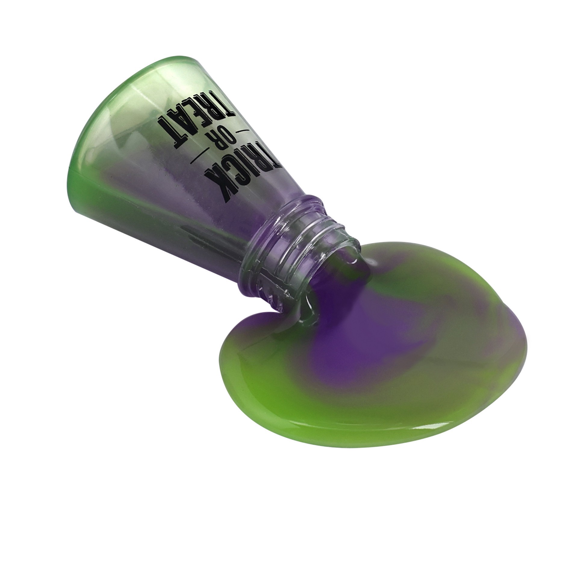 slide 2 of 2, Purple & Green Poison Bottle Slime By Creatology, 1.38 in x 2.36 in x 3.34 in