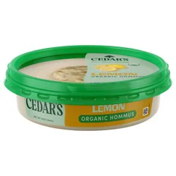 Cedar's Topped Organic Lemon Hummus