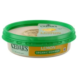 Cedar's Topped Organic Lemon Hummus