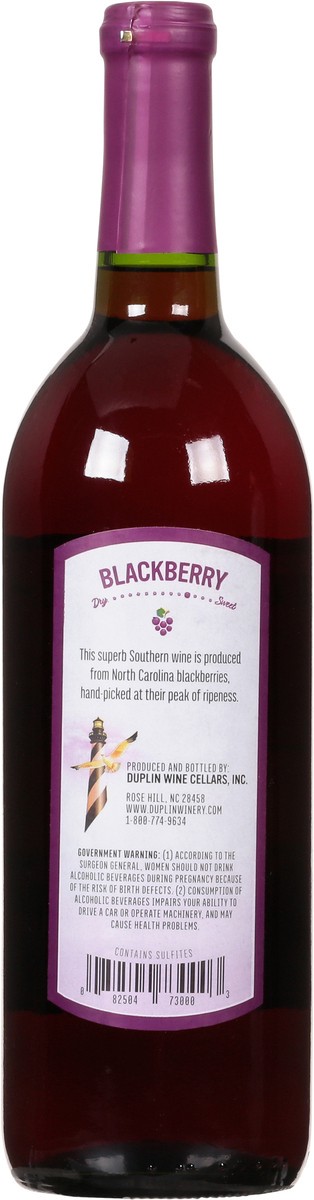 slide 8 of 9, Duplin North Carolina Blackberry Wine 750 ml, 750 ml