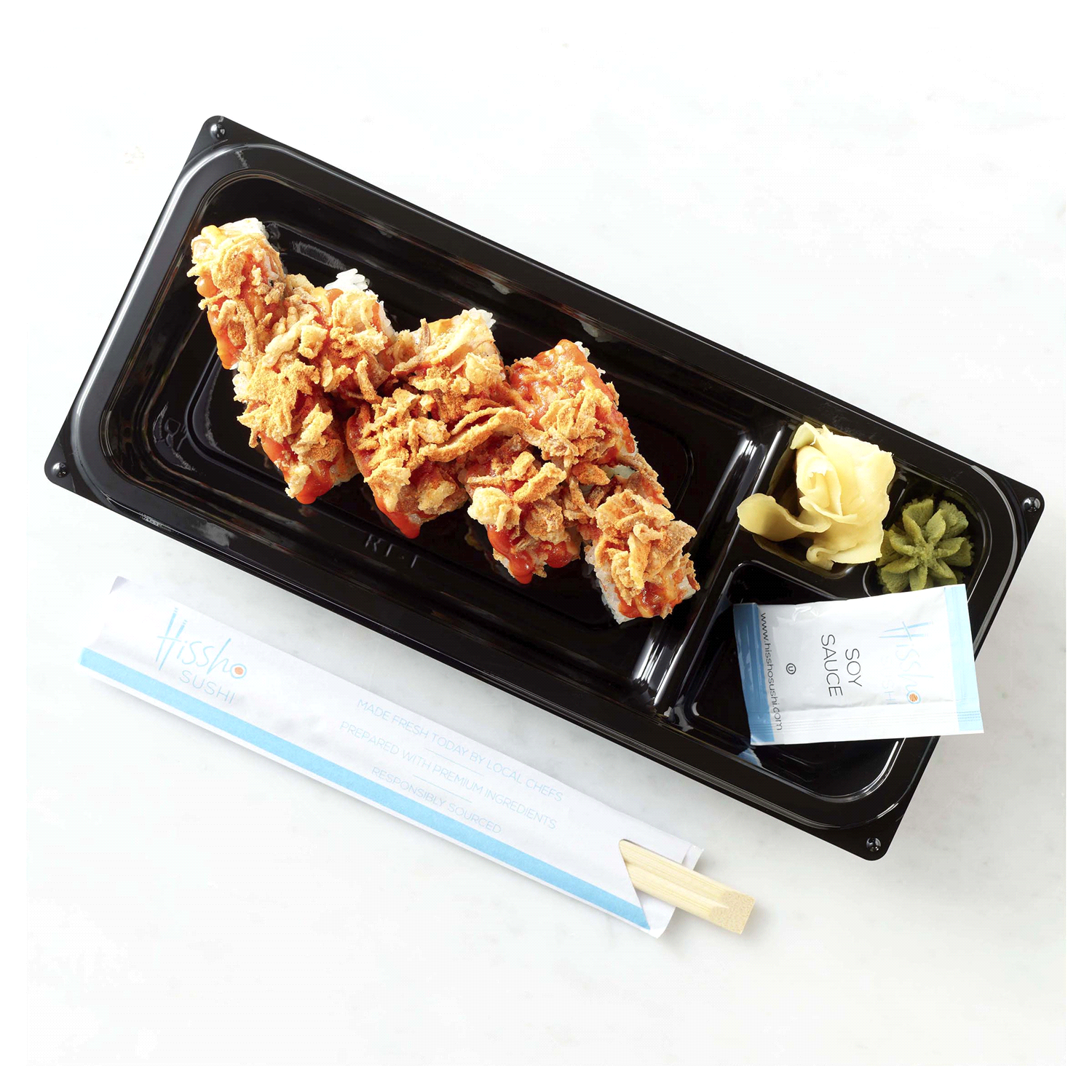 slide 1 of 1, Hissho Sushi Roll Franks Redhot Buffalo, 1 ct