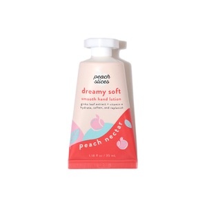 slide 1 of 1, Peach Slices Dreamy Soft Fluffy Hand Lotion Peach Nectar, 1.18 Oz, 1.18 oz