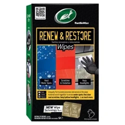 Turtle Wax Renew & Restore Wipes Kit