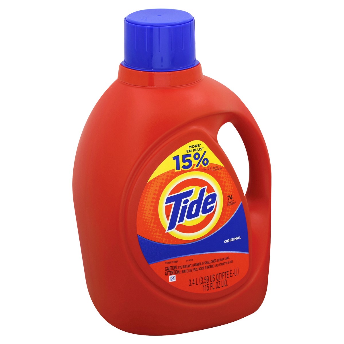 slide 2 of 3, Tide Detergent 115 oz, 115 oz