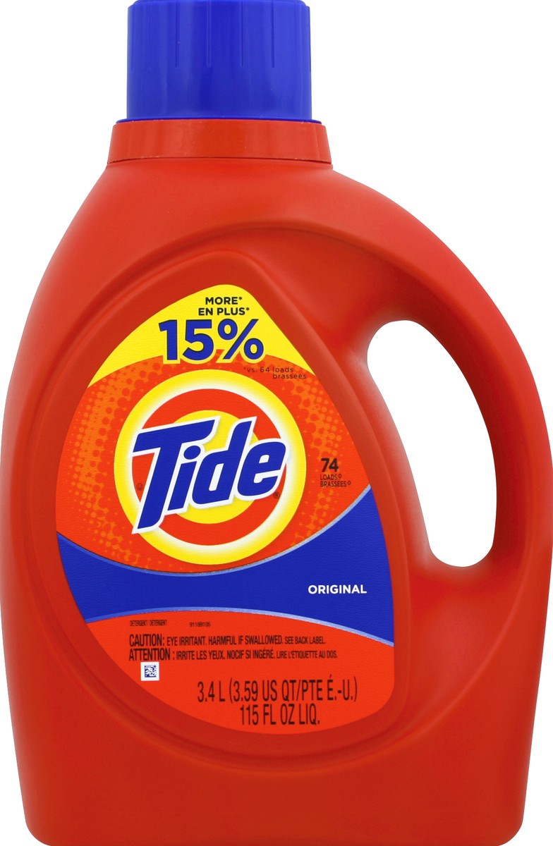 slide 1 of 3, Tide Detergent 115 oz, 115 oz