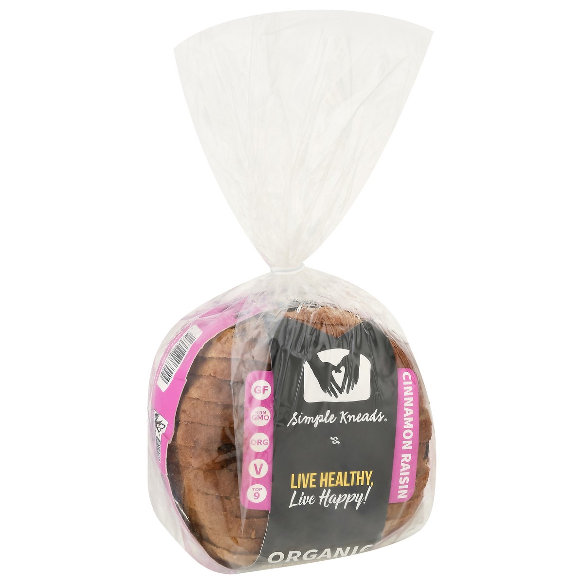 slide 10 of 14, Simple Kneads Gluten-Free Organic Swirly Cinnamon Raisin Bread 21 oz, 21 oz