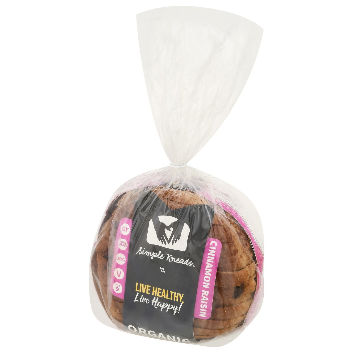 slide 14 of 14, Simple Kneads Gluten-Free Organic Swirly Cinnamon Raisin Bread 21 oz, 21 oz