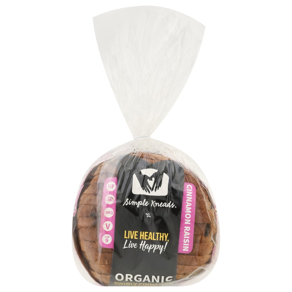 slide 7 of 14, Simple Kneads Gluten-Free Organic Swirly Cinnamon Raisin Bread 21 oz, 21 oz