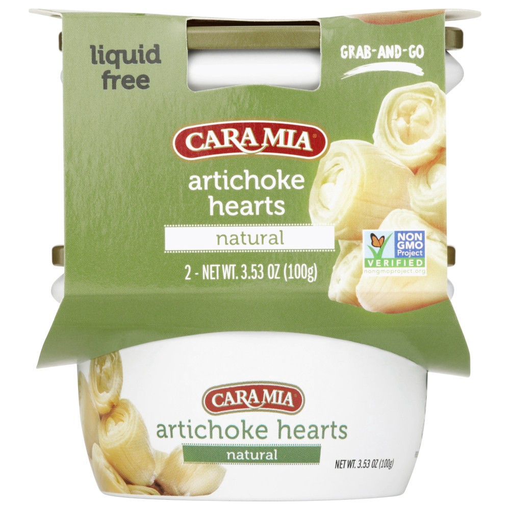 slide 1 of 1, Cara Mia Artichoke Hearts, 2 ct / 3.53 oz