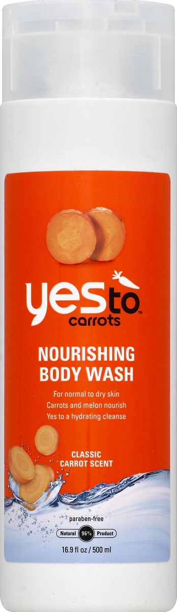 slide 2 of 3, Yes To Carrot Shower Gel, 16.9 oz