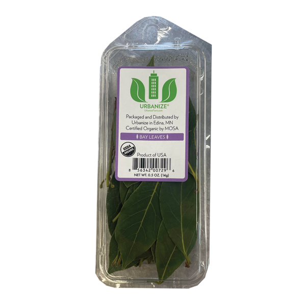 slide 1 of 1, Urbanize Farm Bay Leaves, Organic, 0.5 Ounce, 0.5 oz