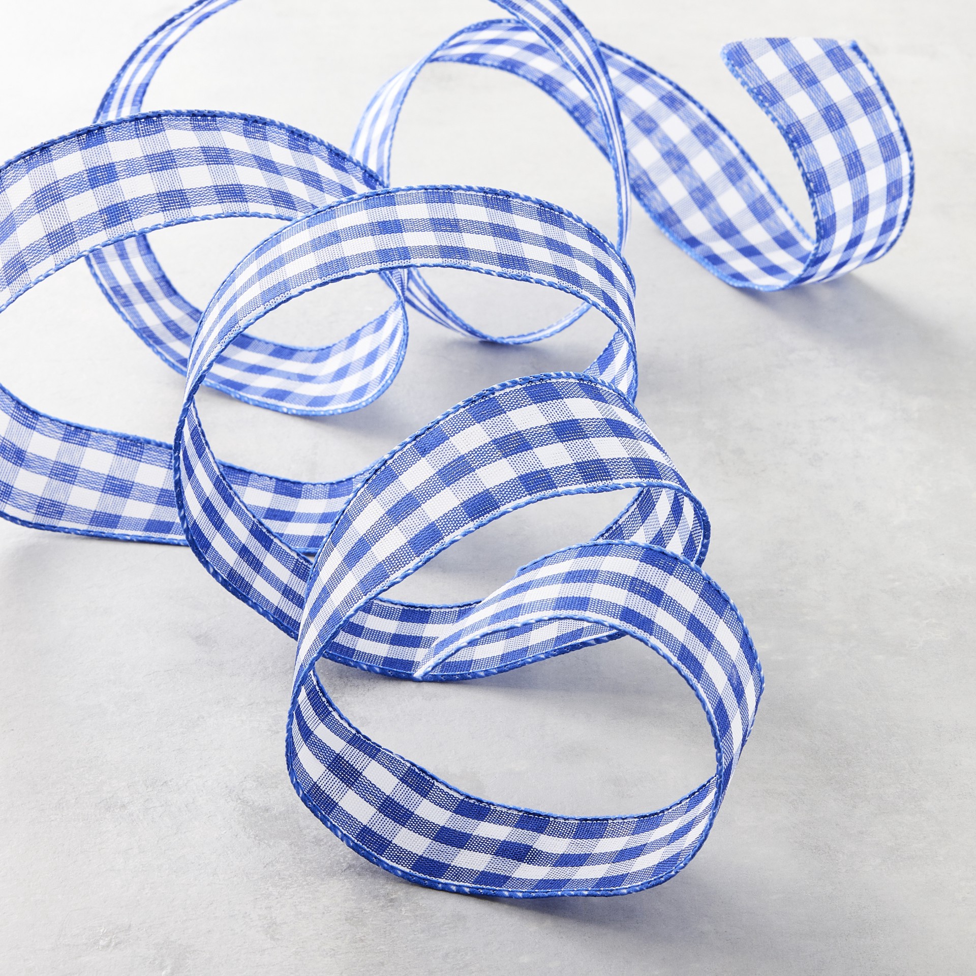 slide 3 of 4, 1.5" X 10yd. Wired Gingham Ribbon By Celebrate It, 1.5 in x 10 yd