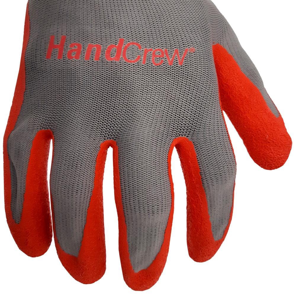 slide 3 of 6, HandCrew Medium/Large Latex Dipped Nylon Gloves, (1-Pair), 1 ct