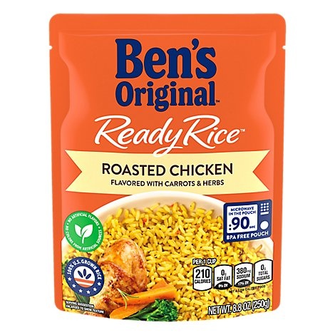 slide 1 of 1, Bens Original Roasted Chicken Ready Rice Side Dish - 8.8 oz, 8.8 oz