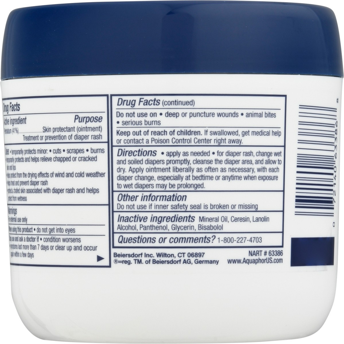 slide 8 of 9, Aquaphor Baby Advanced Therapy Healing Ointment 14 oz, 1 ct