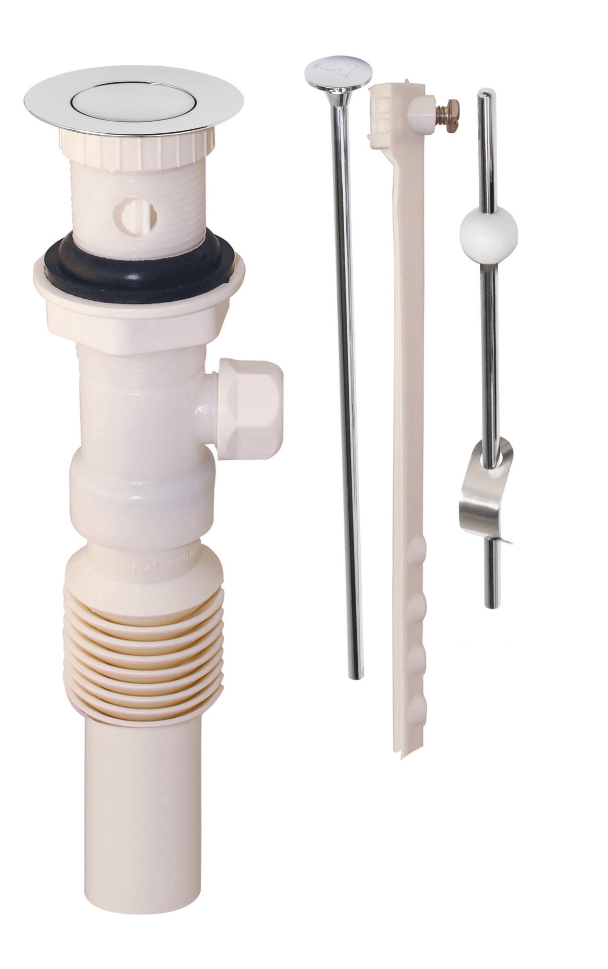 slide 3 of 6, Keeney Chrome Bathroom Decorative sink drain, 1 ct