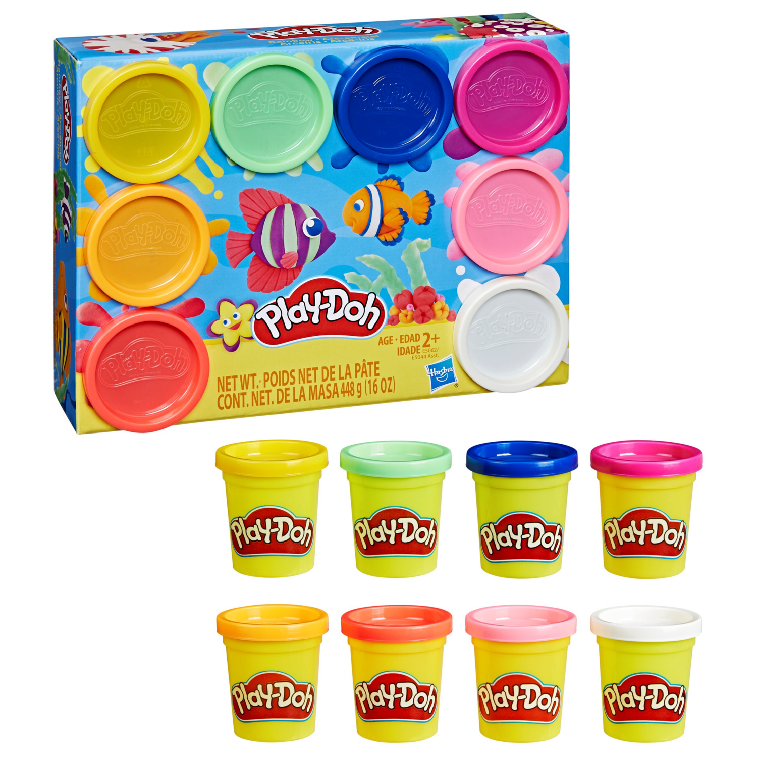 slide 1 of 6, Play-Doh Rainbow Starter Pack, 8 ct