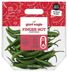Giant Eagle Peppers, Finger Hot