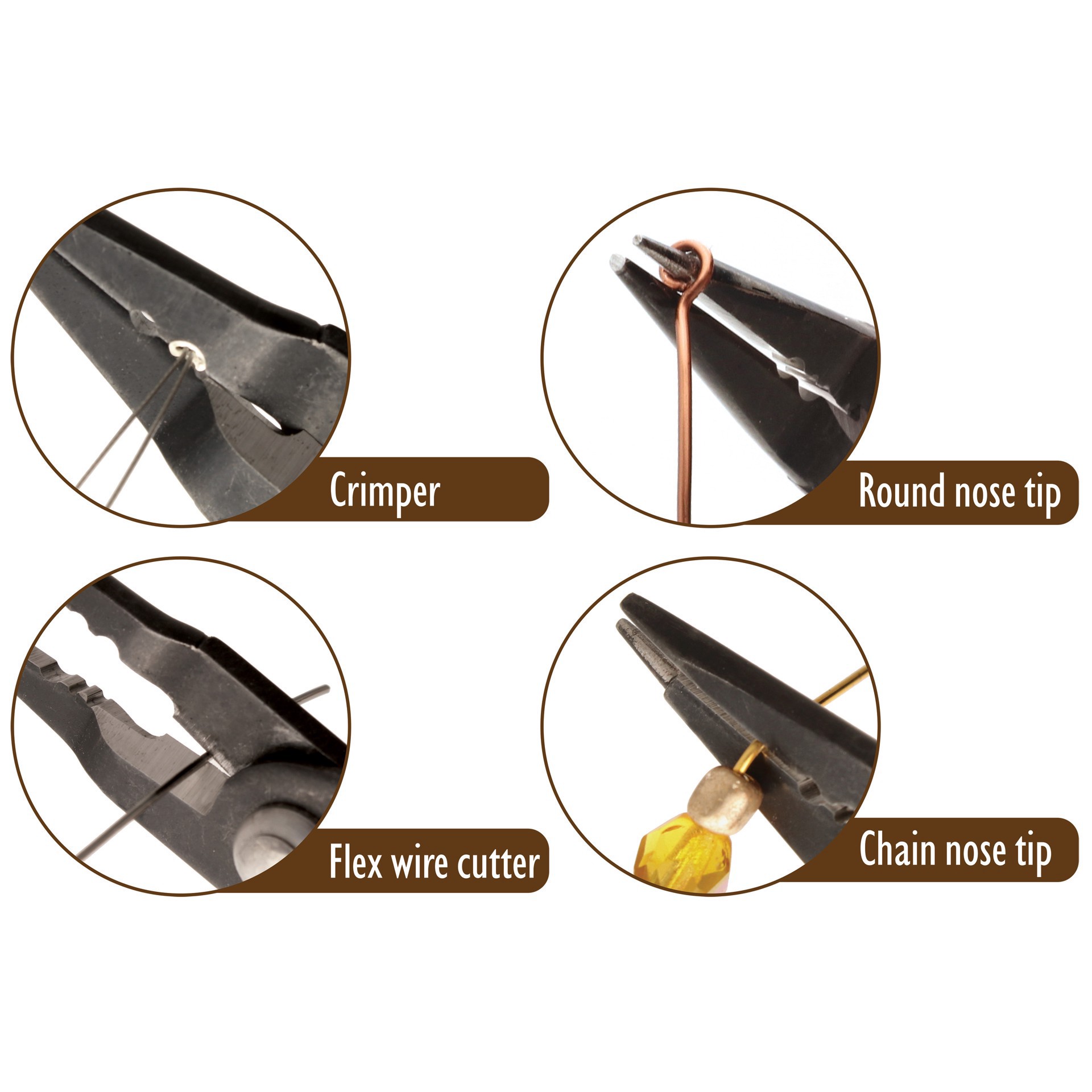 slide 4 of 7, The Beadsmith Beader's All-In-One Pliers, 5.625 in