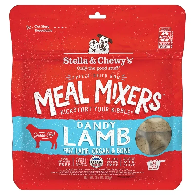 slide 1 of 5, Stella & Chewy's Freeze Dried Lamb, 3.5 oz