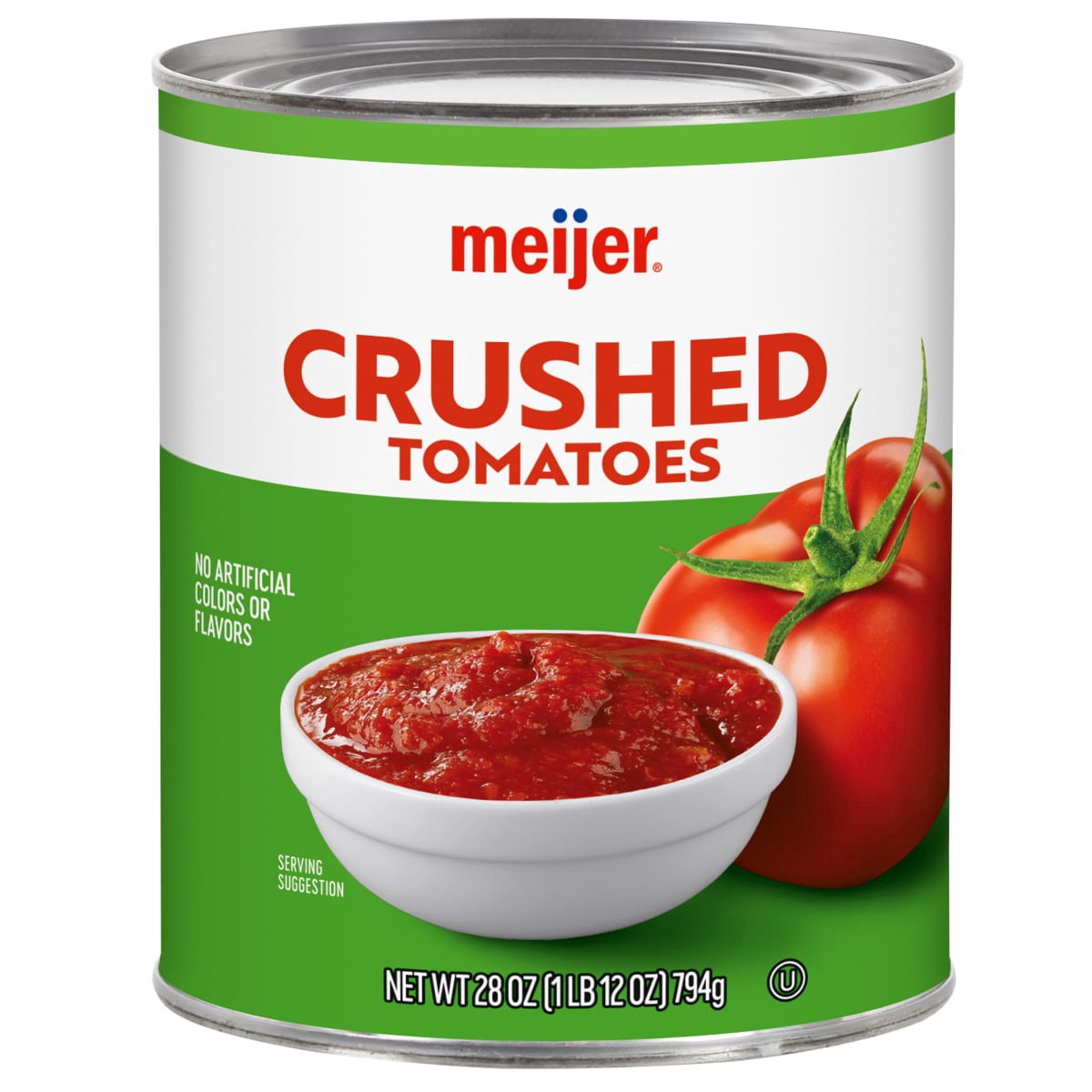 slide 1 of 5, Meijer Low Sodium Crushed Tomato Puree, 28 oz